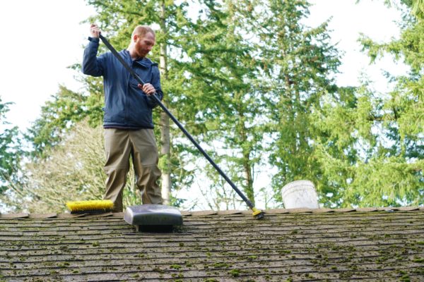 no pressure roof cleaning